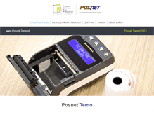 Tablet Screenshot of posnet-temo.pl